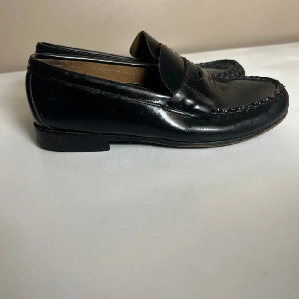 Brooks Brothers boys leather loafers shoes 12.5